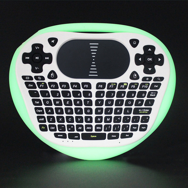 Backlight Version--Mini Fly Air Mouse T8 2.4G Wireless Keyboard Remote Controlers touchpad for PC Notebook Android TV Box