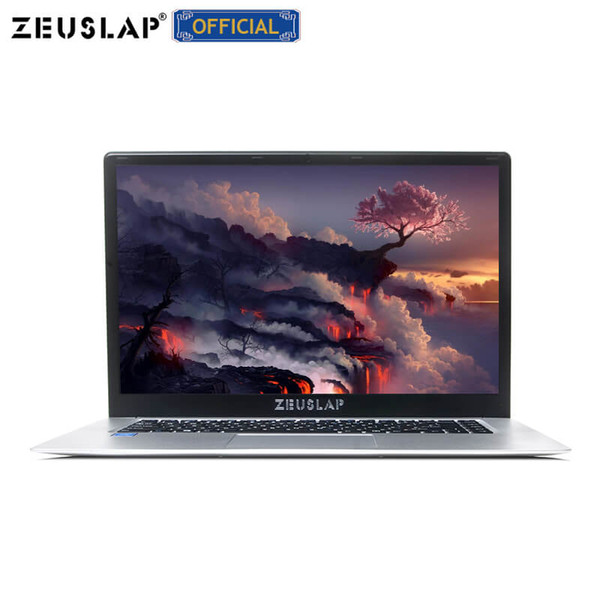 ZEUSLAP 15.6inch Intel Quad Core CPU 4GB Ram 64GB EMMC Windows 10 System 1920*1080P FHD Screen Netbook Laptop Notebook Computer