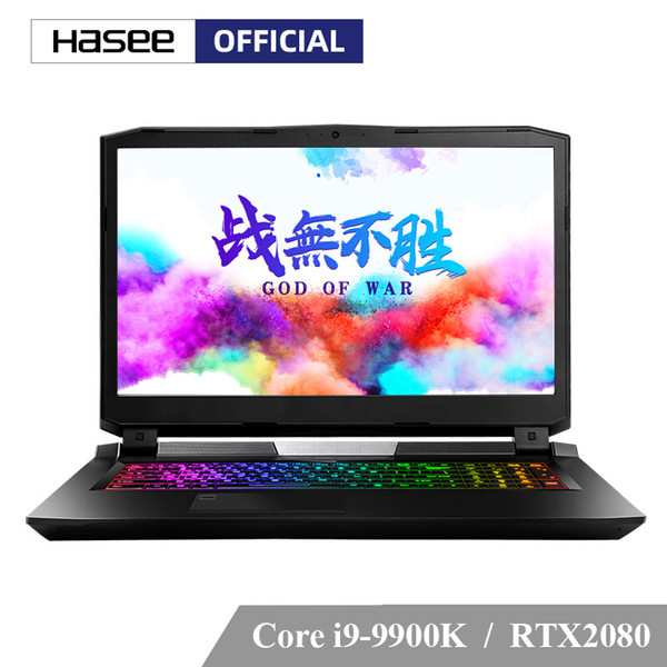 Hasee GX10-CR9Plus (Intel Core i9-9900K+RTX 2080/32GB RAM/512G SSD+2T HDD/17.3'' IPS 144Hz 72%NTSC/RGB Keyboard/Killer Wireless)