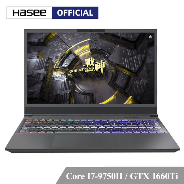 Hasee Z7-CT7VH Laptop for Gaming(Intel I7-9750H+GTX1660Ti/8GB RAM/256G SSD+1T HDD/15.6''/RGB Keyboard) Hasee Notbook for Player