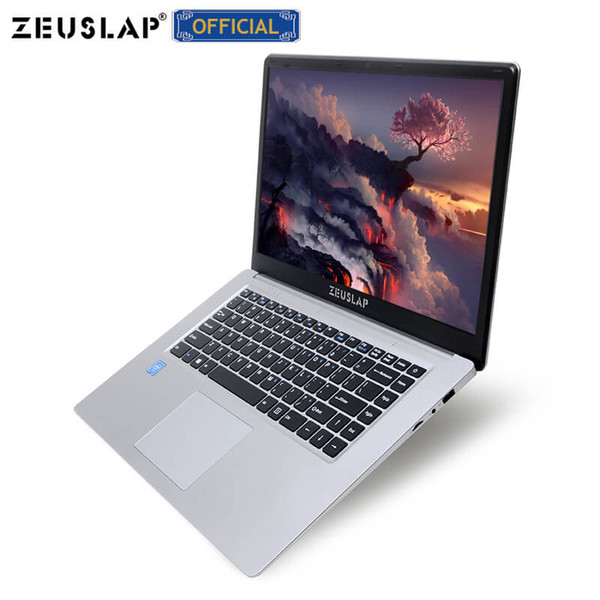 ZEUSLAP 15.6inch Intel Quad Core CPU 4GB RAM+64GB eMMC Windows10 Dual Band Wifi 1920*1080P Netbook Laptop Notebook Computer