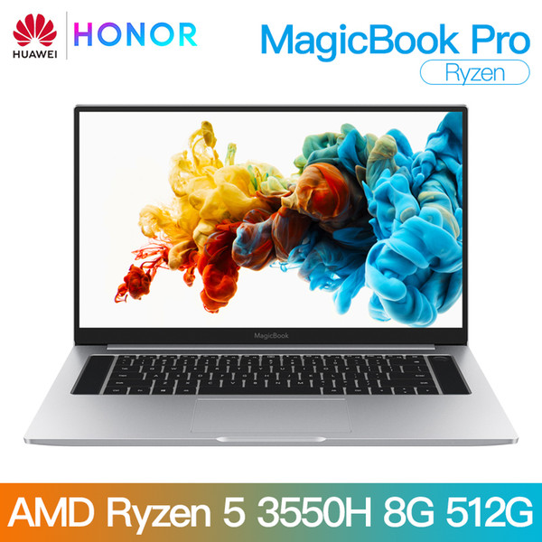 HUAWEI Honor MagicBook Pro 2019 Laptop Notebook ComputerAMD Ryzen R5 3550H 8GB RAM/512G SSD/16.1'' IPS 100%sRGB