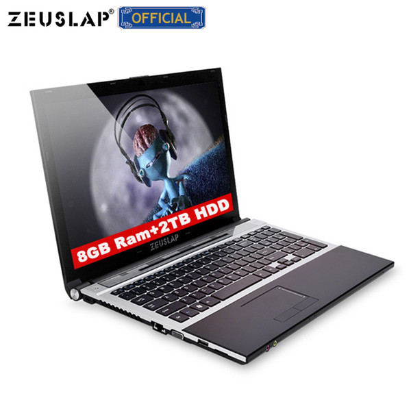 15.6inch 8gb ram 2tb hdd intel core i7 windows 10 system 1920x1080p full hd wifi bluetooth dvd rom Notebook PC Laptop Computer
