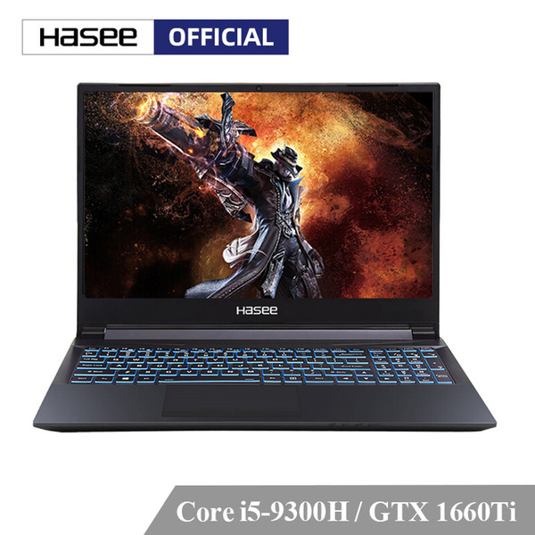 Hasee Z7-CT5NA Laptop for Gaming(Intel 9Gen I5-9300H+GTX1660Ti 6G GDDR6/8G RAM/512G SSD/DOS/15.6''IPS)High Performance Notebook