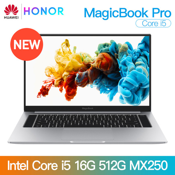 HUAWEI Honor MagicBook Pro Laptop Notebook (Intel Core i5-8265U 16GB RAM/512GB SSD/16.1'' IPS 100%sRGB/ NVIDIA GeForce MX250