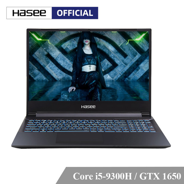 Hasee Z7M-CT5NA Laptop for Gaming(Intel 9Gen I5-9300H+GTX1650 4G GDDR5/8G RAM/512G SSD/DOS/15.6''IPS)Hige Performance Notebook