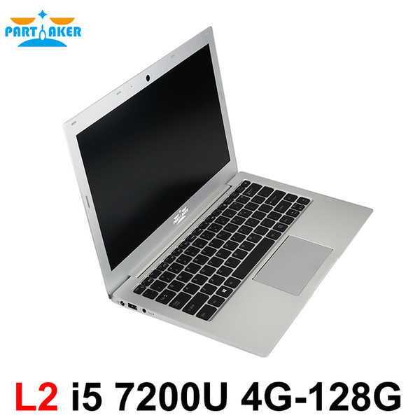 Win10 Laptop Computer Notebook PC 13.3 Inch Core I5 7200U DDR4 Memory M.2 SSD Partaker L2