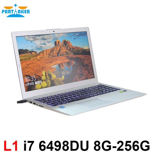 Partaker Latest L1 15.6 Inch I7 6498DU 2G Discrete Graphics Notebook Laptop Computer In China