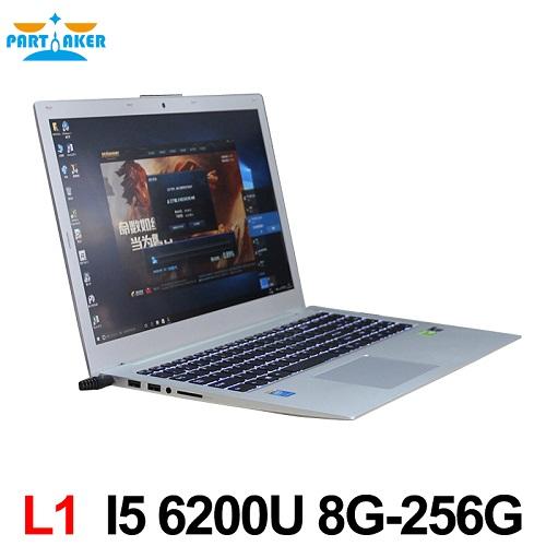 Partaker L1 Laptop Computer with Intel 6th Gen I5 6200U CPU WIN10 GT940M 2G Notebook Computer