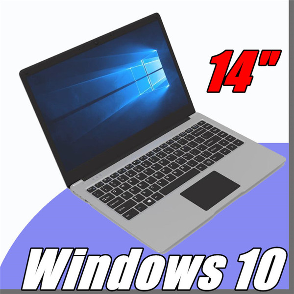 2018 free Shipping 14 inch mini laptop computer Windows 10 2G 4GB RAM 32G 64GB emmc Ultrabook tablet laptop with lowest price