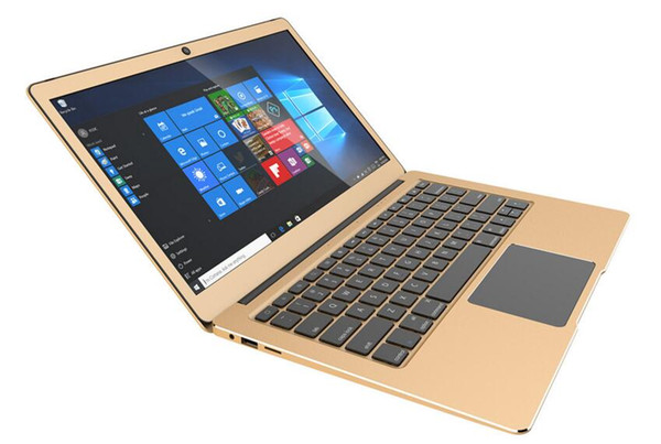 Golden notebook Apollo 14 inch Windows10 Version Intel Celeron N3450 Quad Core 1.1GHz Bluetooth 6GB DDR3 64GB EMMC mini Laptop