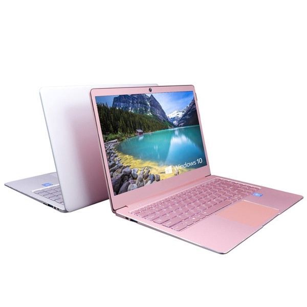 14 Inch FHD IPS Ultrabook Intel Celeron N3450 CPU 6G EMMC 512G SSD Laptop with HDMI Backlit keyboard Ultra Slim Metal Case pink