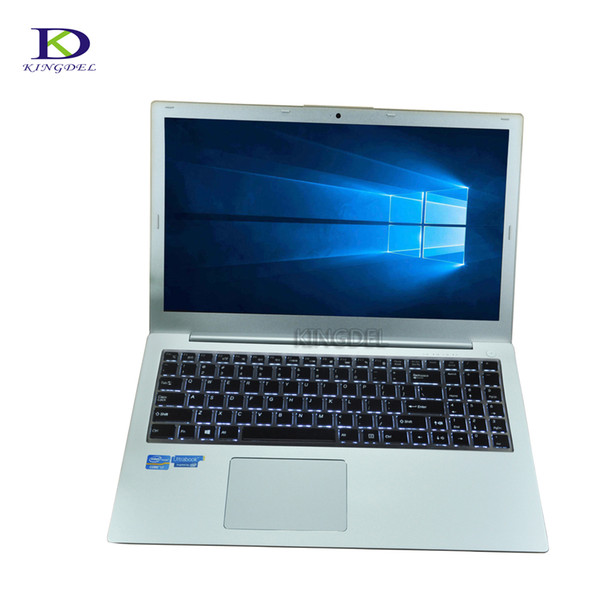 15.6 inch Intel i5 6200u Ultrabook Laptop Computer with Backlit Keyboard Dual Graphics Card Webcam Wifi Bluetooth HDMI 8G 256G