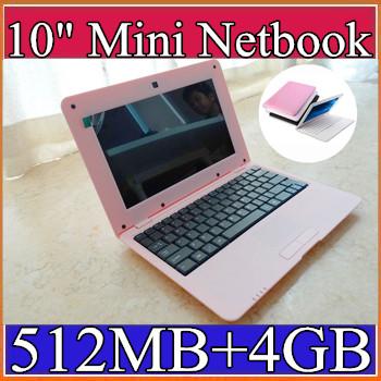 Wholesale laptop 10 inch Dual Core Mini Laptop Android 4.2 VIA 8880 Cortex A9 1.5GHZ HDMI WIFI 512MB 4GB Mini Netbook C-BJ