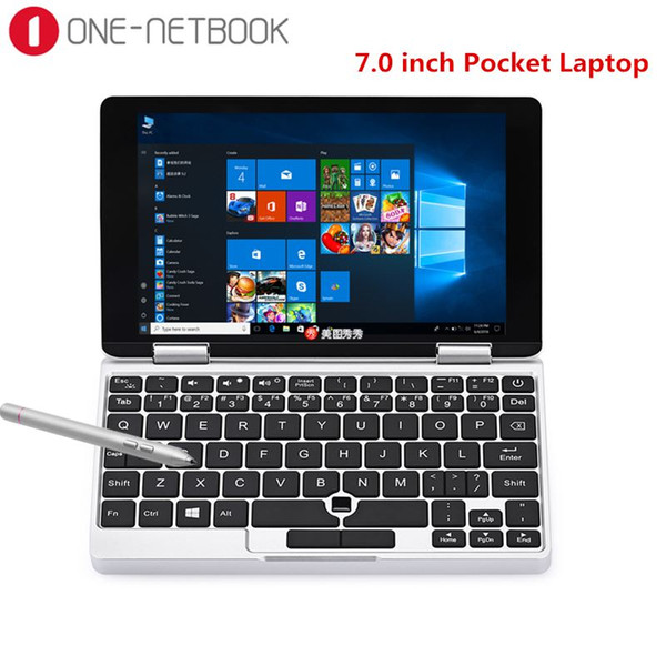 One Netbook One Mix Yoga Pocket Laptop Tablet PC 8GB RAM 128GB 7.0 inch Windows 10.1 Intel Atom x5-Z8350 Quad Core Dual WiFi