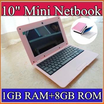 Wholesale laptop 10 inch Dual Core Mini Laptop Android 4.2 VIA 8880 Cortex A9 1.5GHZ HDMI WIFI 1GB RAM 8GB ROM Mini Netbook C-BJ