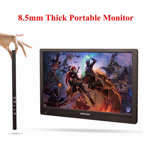 SIBOLAN S12 13.3 inch Full HD 1920 x 1080 14/11ms Response Time Dual Mini HDMI LED Monitor