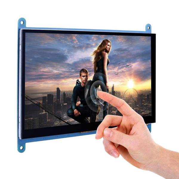 BLEL Hot 7 Inch Capacitive Touch Screen TFT LCD Display HDMI Module 800x480 for Raspberry Pi 3 2 Model B and RPi 1 B+ A BB Bla