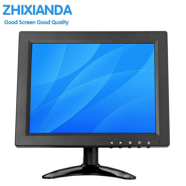 2018 the new 9.7-inch 1024*768 desktop game home screen monitors HDMI/BNC/VGA/AV/USB interface for free shipping