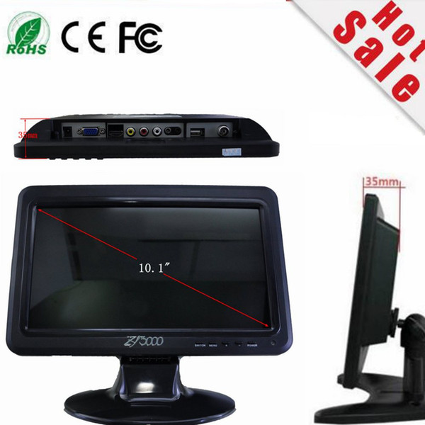 new 10.1 Inch IPS Ultra Thin 1280*800 Car Video Monitor Display With AV/HDMI/VGA AV-IN Built-in Speaker