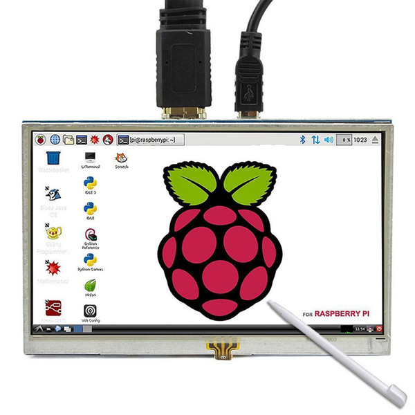 5 Inch LCD HDMI Touch Screen Raspberry Pi 3 Display LCD HDMI Monitor 800x480 for Banana Pi Raspberry 3 / 2 Model B / B+