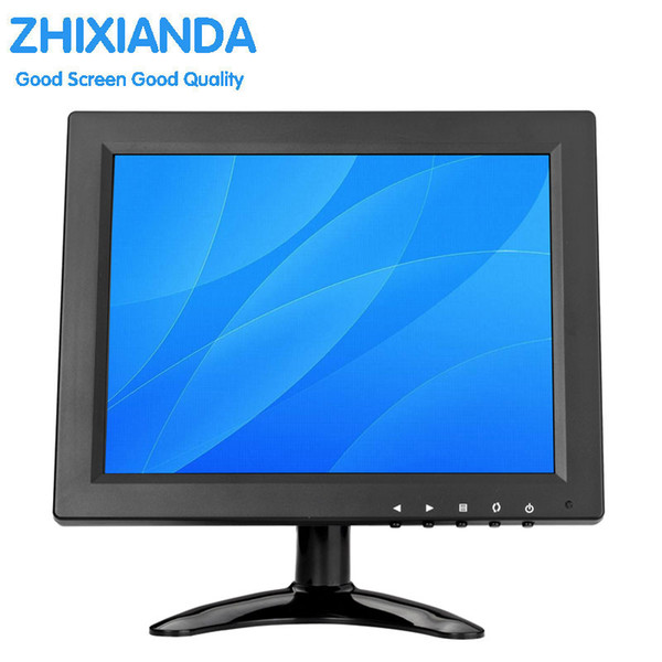 2018 the new 9.7-inch 1024*768 desktop game home screen monitors HDMI/BNC/VGA/AV/USB interface for free shipping