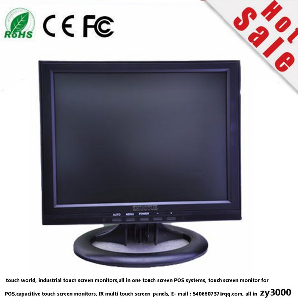 new stock wholesale 12 inch 4:3 1024*768 LED 3 BNC 1 vga 1 HDMI DC 12v input CCTV monitor