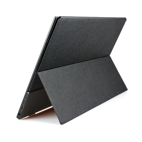 15.6 Inch Portable Screen Leather Case Special For 3.5mm Thin Screen Leather Stand