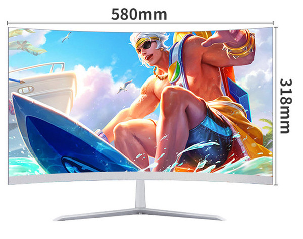 Computer monitor 24 inch 24 inch HDMI curved screen desktop LCD curved screen display surface