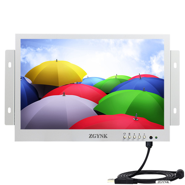 ZGYNK10.1 inch embedded white capacitive touch display open 1080P industrial control equipment medical touch IPS display HDMI co