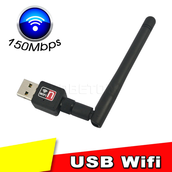 Hot New 150M USB WiFi antenna Wireless PC Networking wifi adapter Computer Network Card 802.11n/g/b LAN with Antenna