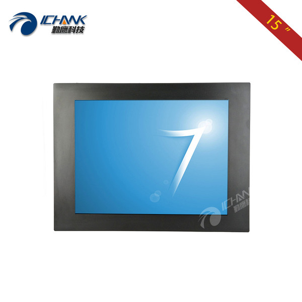 ZQ150TN-58C/15 inch 1024x768 HDMI VGA Metal Shell Embedded Open Frame Industrial Quick Installation Monitor LCD Screen Display