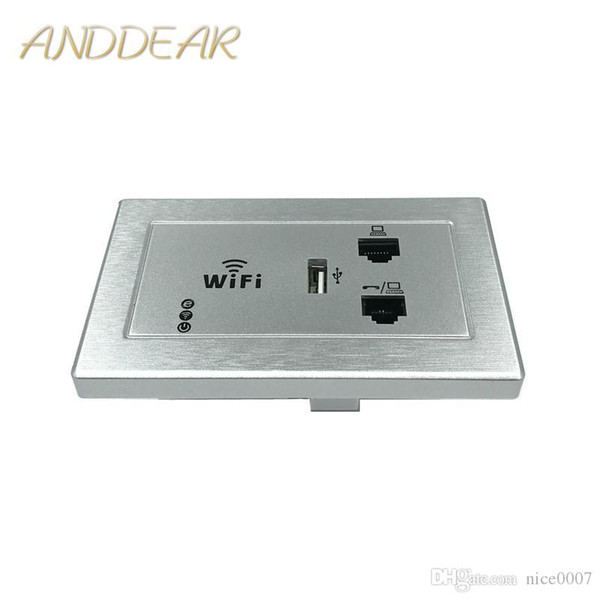 ANDDEAR white Wall AP high quality hotel room Wi-Fi cover mini wall mount AP router access point can pick up the phone line