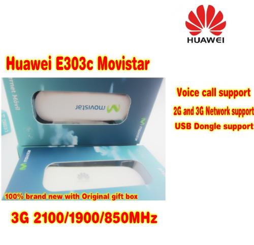 Huawei E303C 3G USB Stick 7.2Mbps Wireless Modem For South American countries