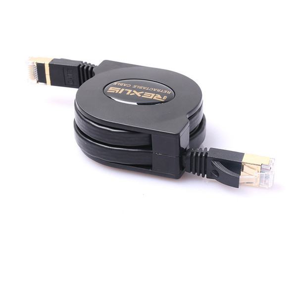 Retractable 1.5M CAT7 RJ45 Patch Ethernet LAN Cable Network Cable