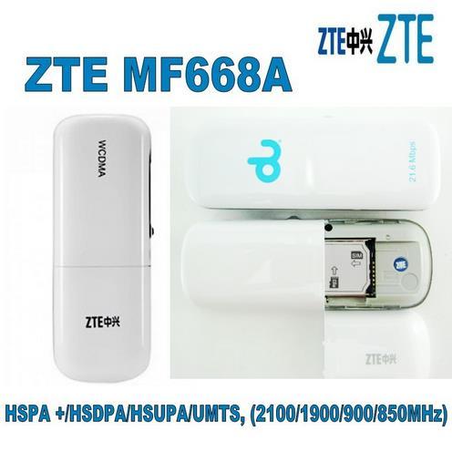 Original ZTE MF668A 3g wireless internet card 3G USB Modem and 3G dongle Data Card 21Mbps 850MHZ/1900MHZ/2100MHZ