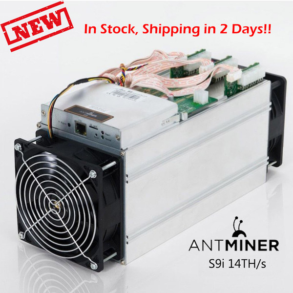 100% Original New Antminer S9i 14TH/s 16nm ASIC Bitcoin Miner Btc Mining Machine Free Shipping DHL