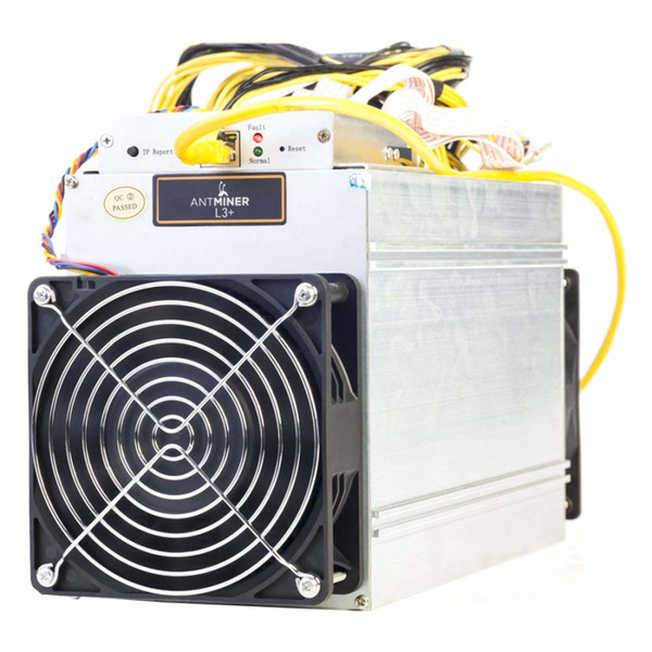 Bitmain AntMiner L3+ 504MH/s @ 1.6W/MH ASIC Litecoin Miner With APW3++ Power Supply DHL Shipping