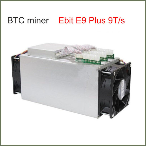 Bitcoin Miner Ebit E9 Plus 9T 14nm Asic Miner BTC Miner (with psu) Freeshipping via DHL