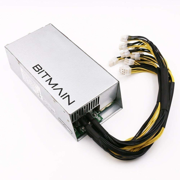 Bitmain Antminer Bitcoin Miner Power Supply APW3++ PSU for S9 or L3+ or D3 w/ 10 Connectors