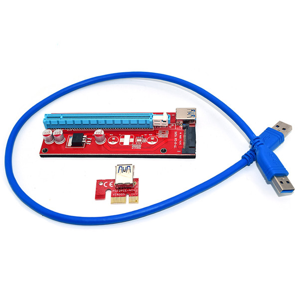 007S PCI-E 1x-16x Transfer Card Cord 3.0 pci express riser card VER007S Express Riser for Bitcoin