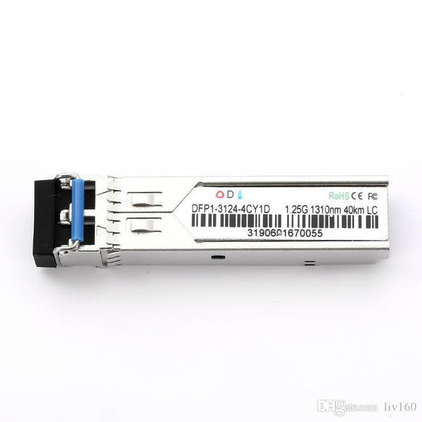 1.25G SFP 1310nm LC 40KM connector Dual Fiber Compact Transceiver 1.25G SFP 1310nm