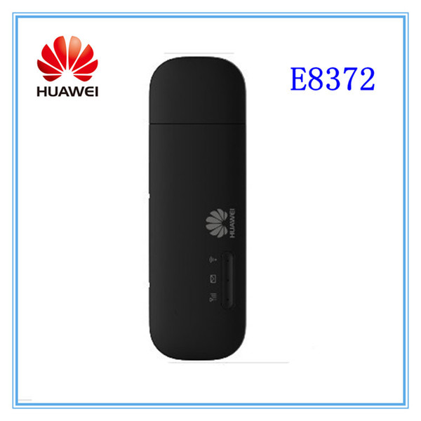 Free shipping Wholesale- Unlocked huawei E8372 150Mbps Wireless Modem 4G Wifi 4G LTE Wifi Dongle LTE Modem