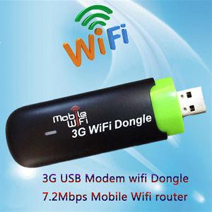 7.2Mbps 3G USB Modem Mobile Wifi Router with SIM Card wifi Dongle for Car/Bus