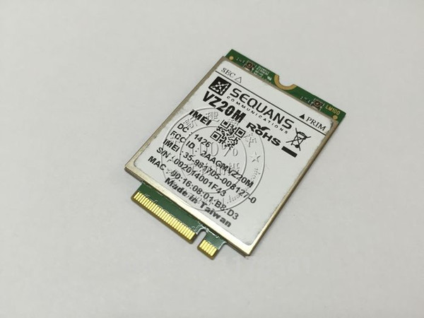 Freeshipping SEQUANS VZ20M 4G MODULE FOR LTE bands 4 and 13 Verizon Wireless M2 NGFF