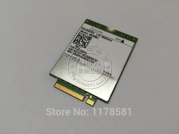 Freeshipping Unlocked HUAWEI ME906J 3G 4G WWAN LTE Module Quad-band WCDMA GPS NGFF internal Wireless M.2 card