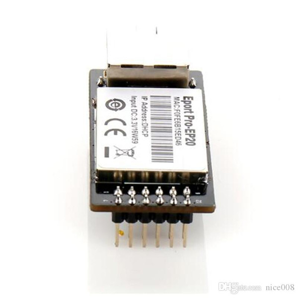 Wifi module Eport Pro-EP20 Linux Network Server Port TTL Serial to Ethernet Embedded Module DHCP 3.3V TCP IP Telnet