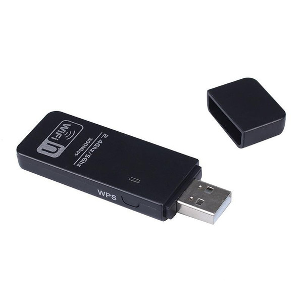 11N Dual Band 300Mbps Wireless-N USB Adapter