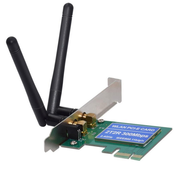 10pcs PCI-Express Desktop Built-In Wireless Adapter Network Card 300Mbps Wireless Wifi Receiver Transmitter 8192EE 802.11b/G/N