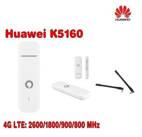 Vodafone K5160 HUAWEI 4G usb dongle 150Mbps Unlocked 4G MODEM Plus 2pcs antenna